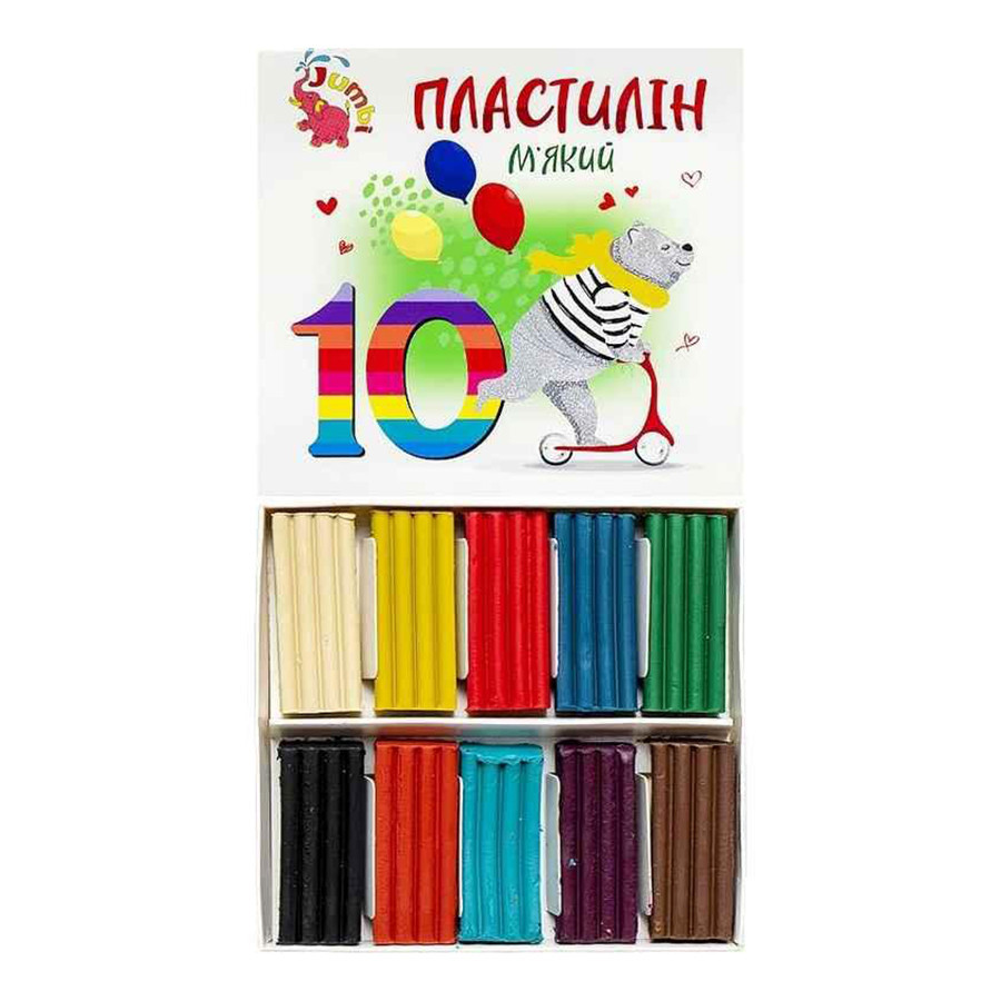 Набор для творчества Пластилин КТ 230603, 10 цветов Винница - изображение 1