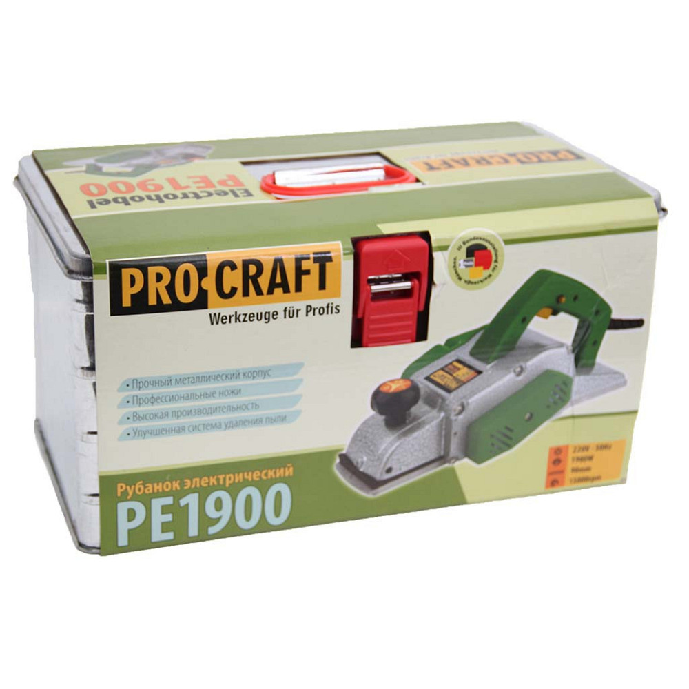 Електрорубанок Procraft PE-1900 (1.9 кВт, ножі 82 мм, 15000 об/хв) – потужний інструмент для обробки деревини Львів - фото 4