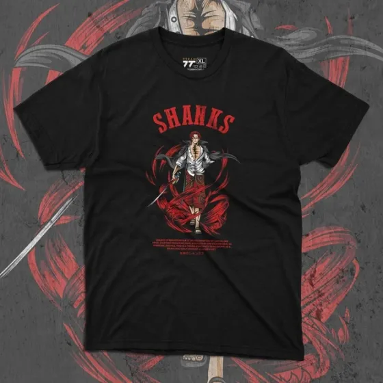 Футболка мужская с принтом Ван Пис Redhead Shanks Размер 48 Anime0264 Днепр