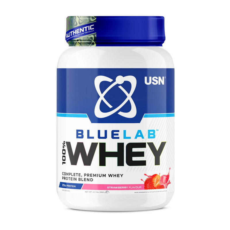 Blue Lab 100% Whey Premium Protein (908 g, strawberry) Луцк - изображение 1