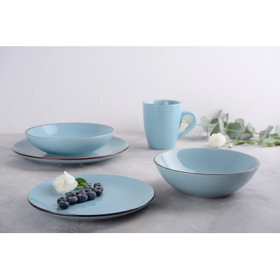 Салатник Limited Edition Terra 650 мл Light Blue (YF6002-3) Вінниця - фото 2