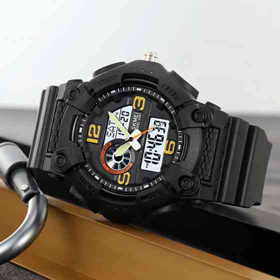 Спортивно тактические часы SKMEI 2397BKWT, Армейские мужские часы хорошее качество AO-50 Ивано-Франковск