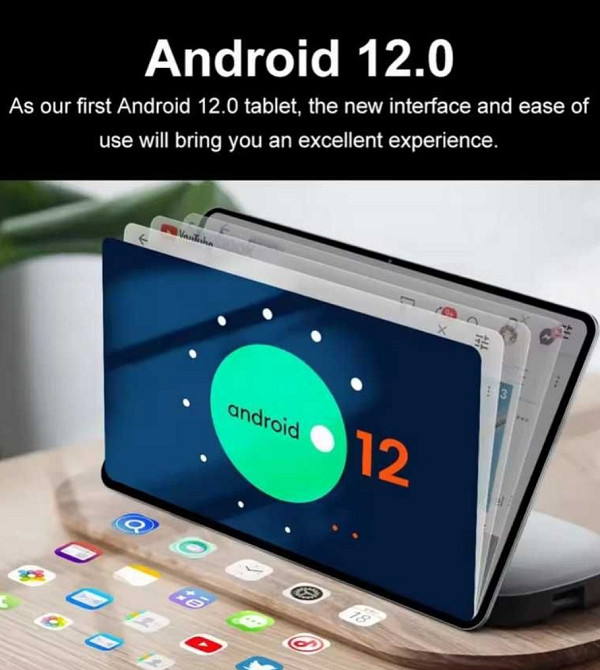 Планшет (10.2 дюйма)  Global Pad 6 Pro 8/128 GB .(Андроид 12/4G) Киев - изображение 6