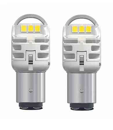 Комплект светодиодных ламп Philips 11499CU60X2 P21/5W LED Ultinon Pro6000 SI 12V BAY15d WHITE Харків