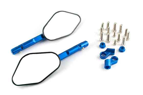 Дзеркала багатокутні (8/10mm, сині) RIZOMA Київ