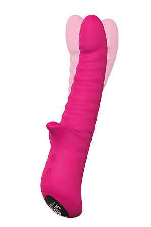 Двойной вибратор Dream Toys Vibes Of Love Honey Bear Magenta розовый Sex Aura Киев