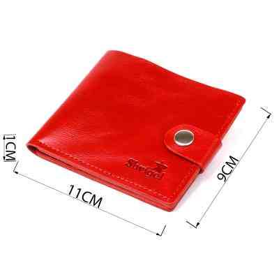 Портмоне Shvigel Кожаное Красное (16461) Винница