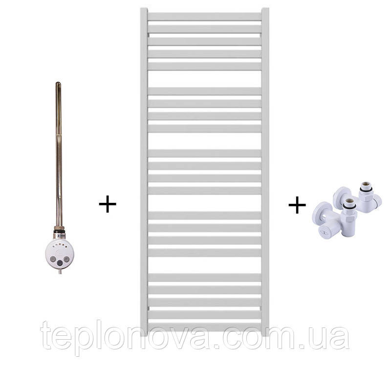 Комбинированный Полотенцесушитель Плоский Белый 1460х500 Terma Marta Черновцы - изображение 9