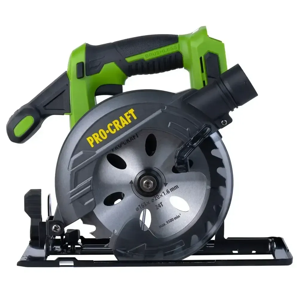 Акумуляторна циркулярна пила Procraft  165 мм,безщіткова дискова пила 5200 об/хв без АКБ та ЗП Львів - фото 4