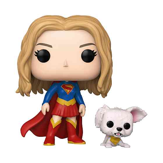 Набір ігрових фігурок Funko POP! серії Суперґьорл - Суперґьорл і Крипто Суперпес Дніпро