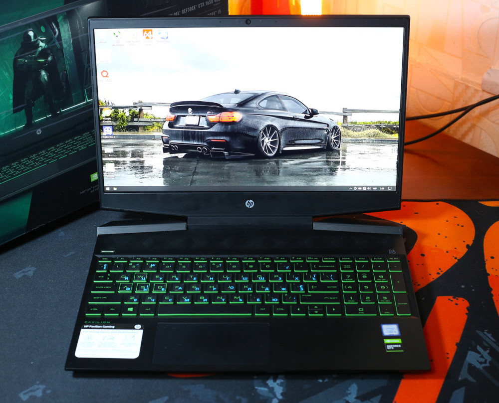 Игровой мощный ноутбук Hp Pavilion Gaming 15 i7-8750h / 16 GB / 128 SSD + 1Tb HDD / GeForce GTX 1650 4Gb MAX Q Киев - изображение 2