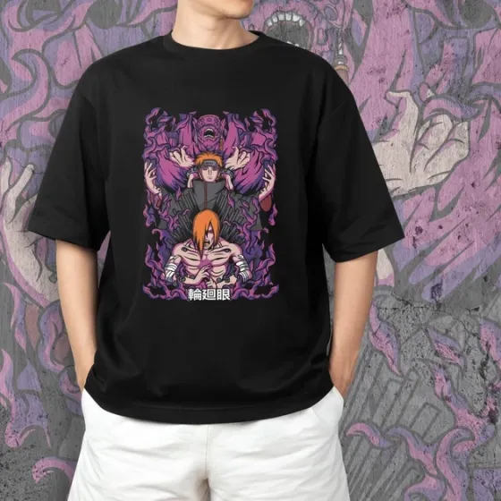 Футболка чоловіча з  принтом Наруто Нагато Розмір 48 Дніпро