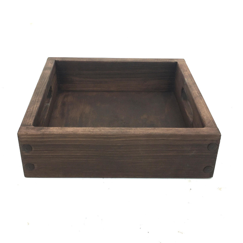 Піднос дерев'яний "Спа 27х27" капучино Миколаїв - фото 3