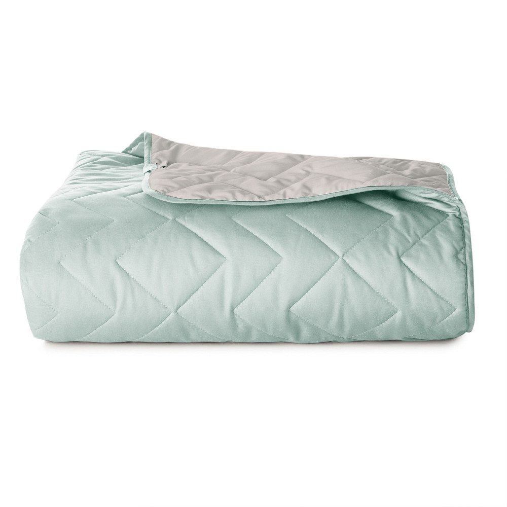 Покривало IDEIA Izzy 220х240 см м'ятно-сірий (56861217) Чернівці - фото 1