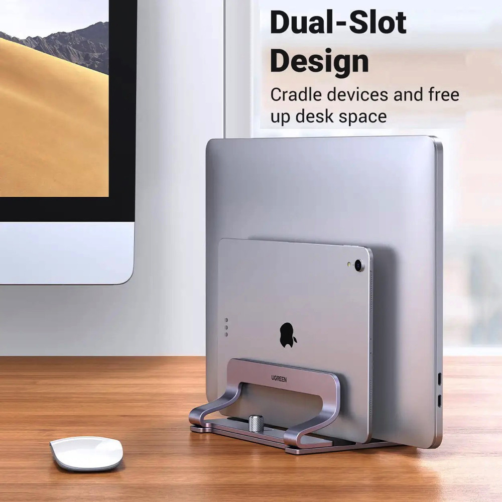 Підставка для ноутбука UGREEN LP258 Vertical Laptop Stand (Dual-slot)(UGR-60643) Киев - изображение 7