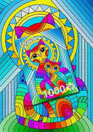 Пазл Нерозлучні кіт і кошеня - Inseparable Cat and Kitten (Enjoy-2122) Киев