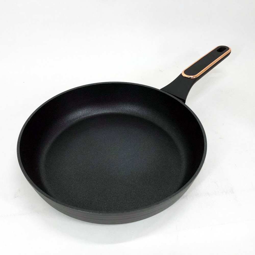 Легка сковорода для домашньої кухні, Антипригарна сковорода без олії з алюмінієвим корпусом VB-45 Львів - фото 6