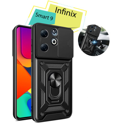 Чехол для мобильного телефона BeCover Military Infinix Smart 9 (X6532) Black (713049) Винница - изображение 1