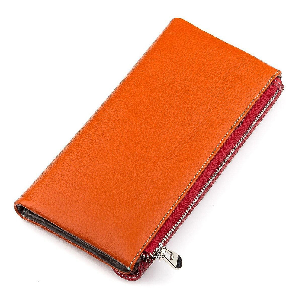 Кошелек женский многофункциональный Красный (ST Leather) Киев - изображение 6