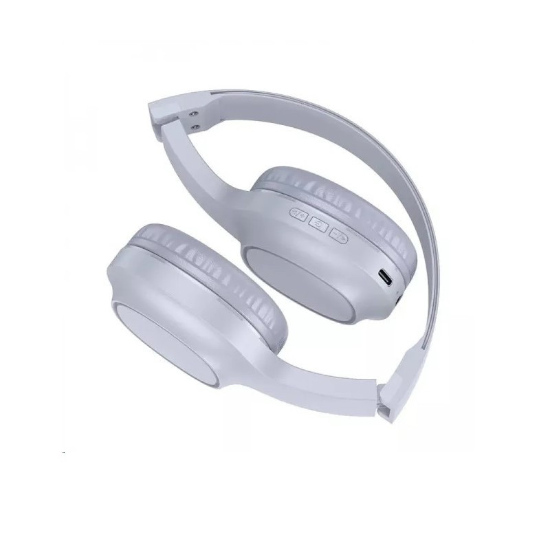 Навушники бездротові HOCO W46 Charm BT headset Light Blue Gray 6942007601719 Одеса - фото 2