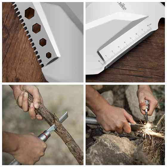 Лопата Naturehike Multifunctional outdoor shovel NH20GJ002, сріблястий Рівне