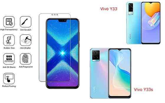 Захисне скло NeoGlass для Vivo Y33, Vivo Y33s – надпрозоре та стійке Київ