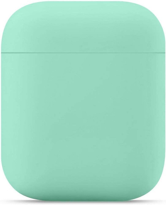 Захисний чохол для Airpods, ультратонкий силіконовий, сумісний з Airpods 1 та AirPods 2 (зелений) Дніпро - фото 2