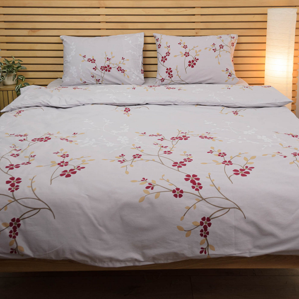 Комплект постельного белья Евро Бязь ранфорс Маричка 120 г/м2 YouStar (Белый) 2 х 70х70 Сумы - изображение 1