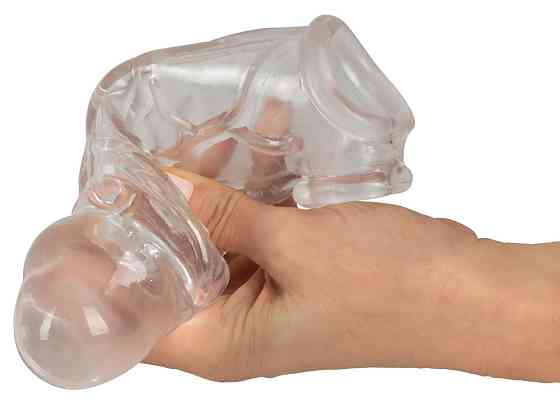 Насадка на пеніс Crystal Clear Penis Sleeve wit Sex Aura Київ