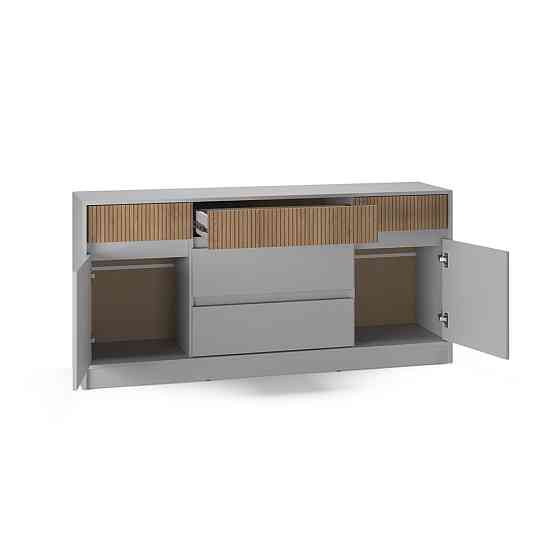 Большой комод с дверями и ящиками Эверест Стайл-1600 160,2х39х75,4 см Кашемир/Канелла (DTM-073570) Львов