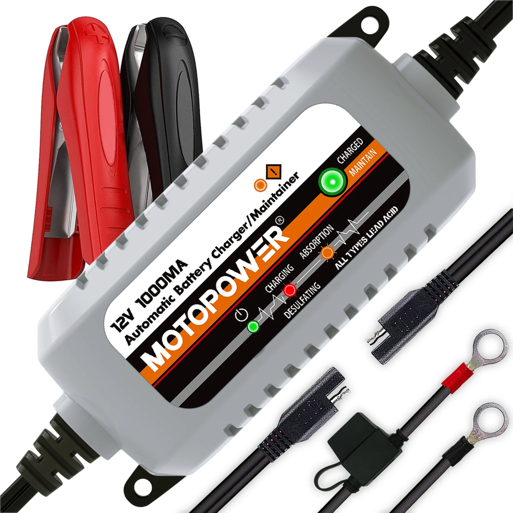 Автоматичний зарядний пристрій для акумуляторів MOTOPOWER MP00205B 12V 1A (товар з вітрини) Луцьк - фото 1
