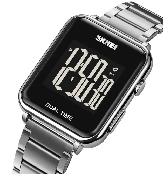 Чоловічий наручний класичний годинник Skmei 1852 (Сріблястий) Вінниця - фото 4