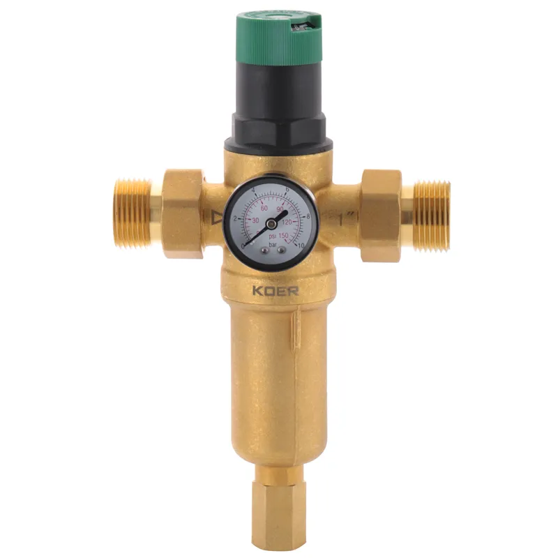 Фільтр самоочістн.с редуктором тиску і манометром Koer KR.1249 1" ЗР (KR2960) Київ - фото 1
