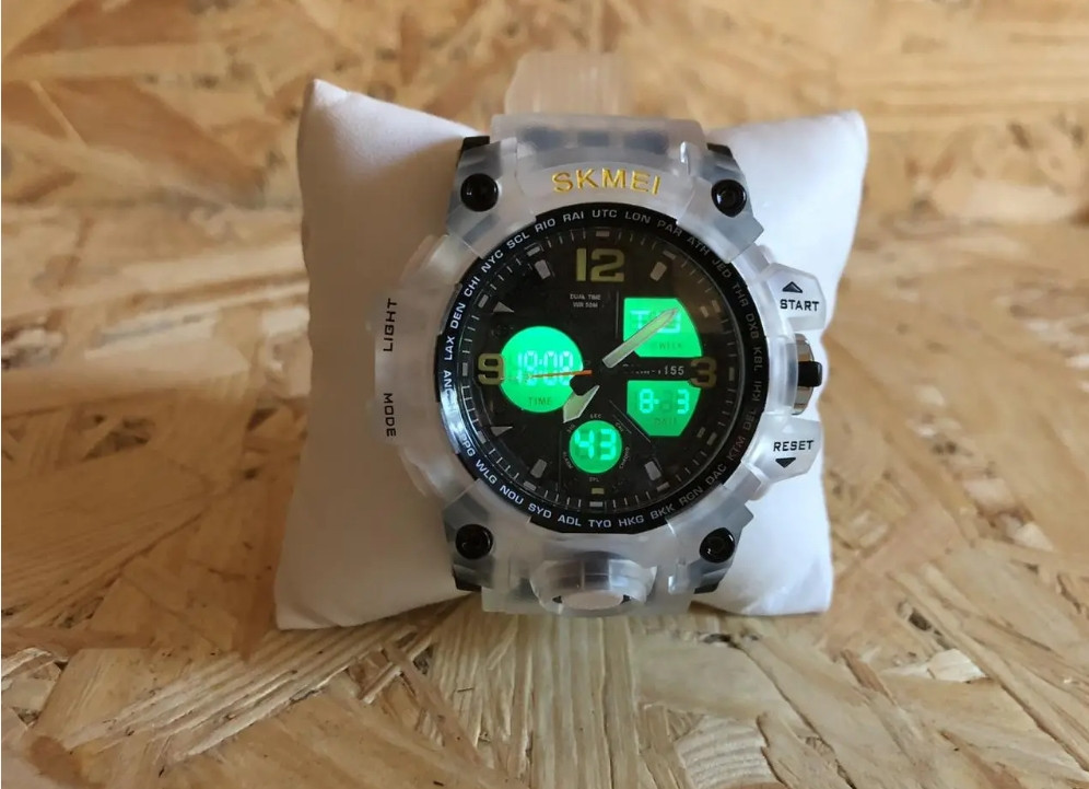 Мужские наручные часы Skmei Hamlet 1155 Белый Винница - изображение 7