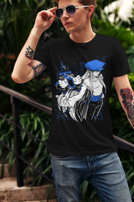 Футболка з аніме принтом Мисливець × Мисливець оверсайз (S/M/L) Чорний AnimeJ0759 Дніпро - фото 4