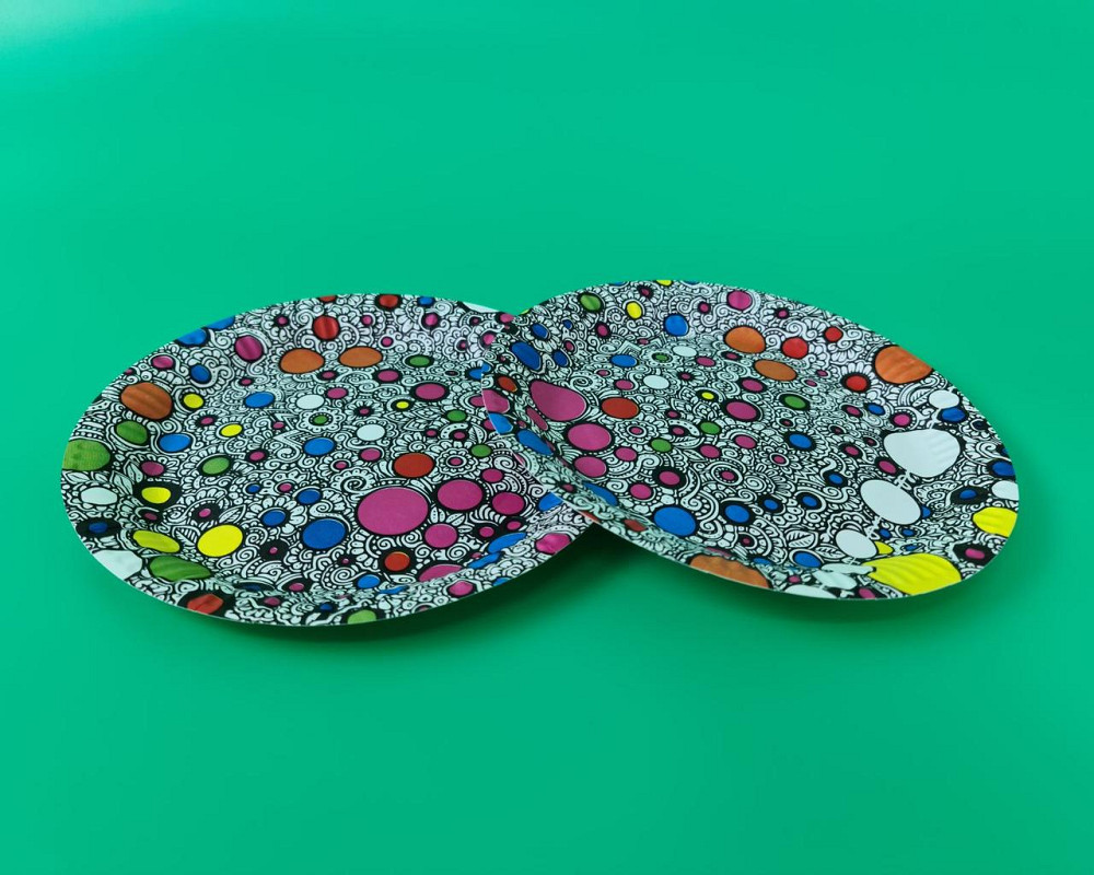 Тарілки на дитячий день народження 23 см "Авангард" 50 шт (1 пачка) Харків - фото 1