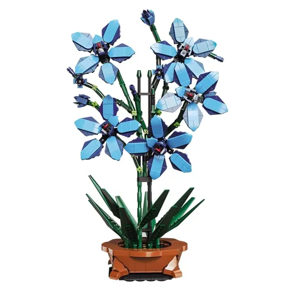 Конструктор Icons Голубая орхидея, 1097 деталей совместимый с lego лего, Киев