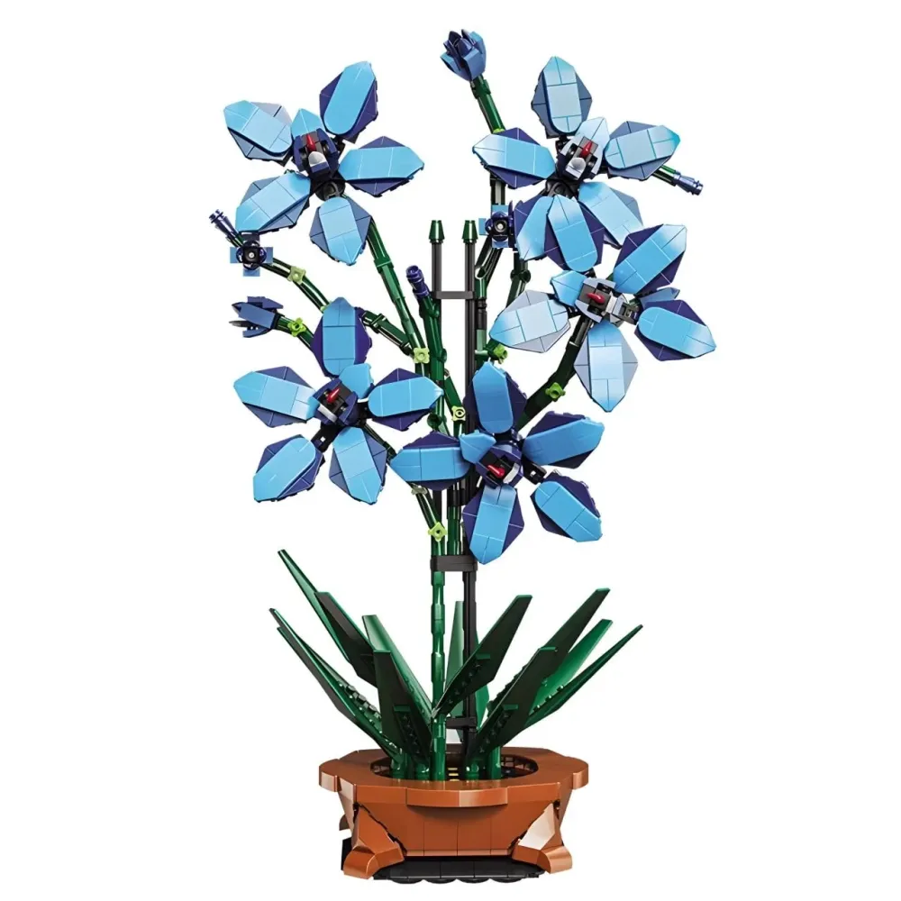Конструктор Icons Голубая орхидея, 1097 деталей совместимый с lego лего, Киев - изображение 1