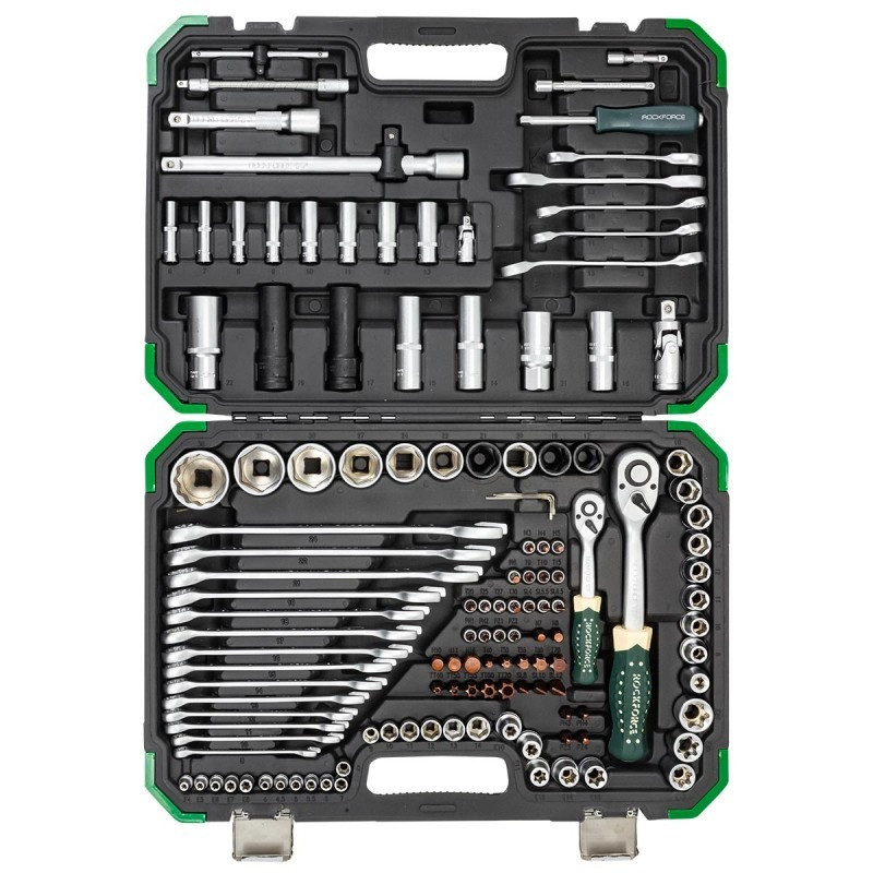 Набір інструментів 125+6пр. 1/4'', 1/2'' (6гр.) ROCKFORCE RF-41252-5 Premium Одесса - изображение 1