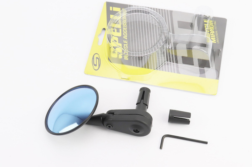 Дзеркало кругле, регульоване, кут налаштування 360°, чорне SBM-4065 Київ - фото 1