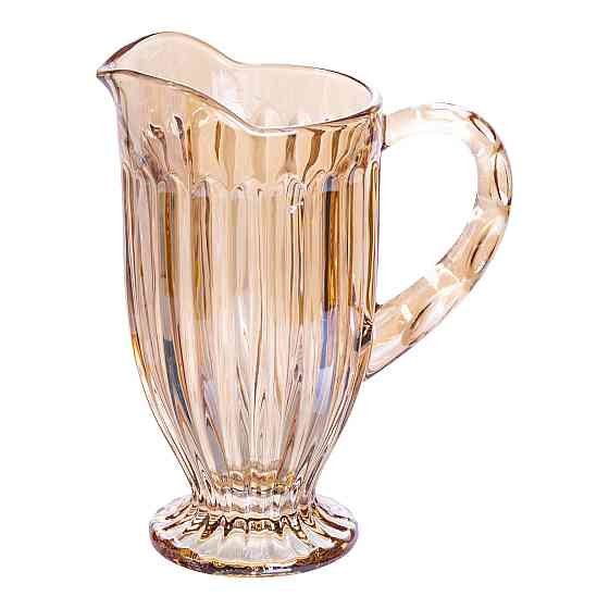 Yiwu Набір глечик 1 л зі склянками 6 (шт) по 300 мл для напоїв, лимонадів, соку, води, мохіто П Коломия