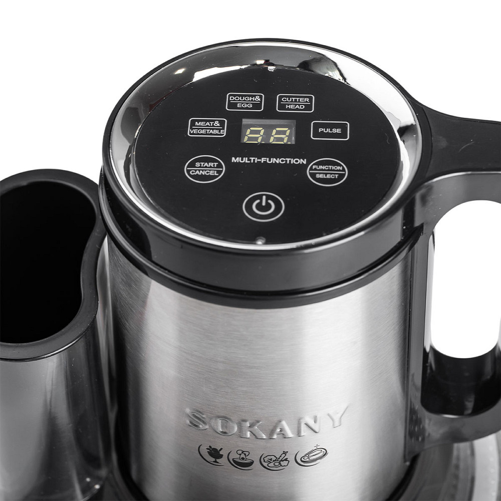 Sokany Чопер подрібнювач 600 Вт 6 лез з чашею на 2,5 літра м'ясорубка Sokany SK-06035 Коломыя - изображение 5