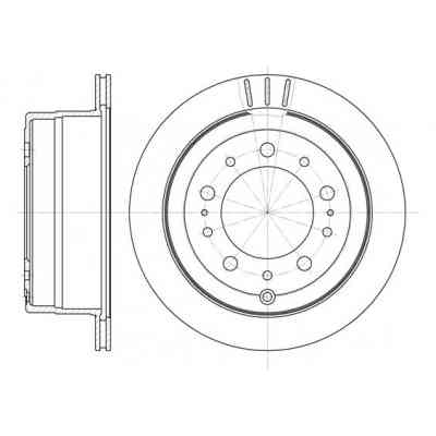 Тормозной диск REMSA 6948.10 Винница