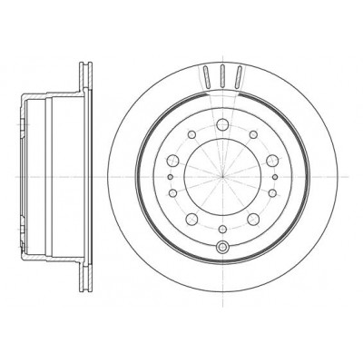 Тормозной диск REMSA 6948.10 Винница - изображение 1