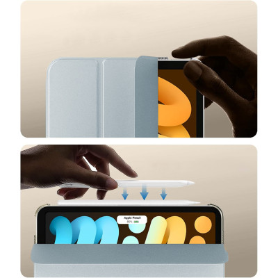 Чехол для планшета BeCover Tri Fold Hard Apple iPad Mini 7 2024 Light Blue (712453) Винница - изображение 3