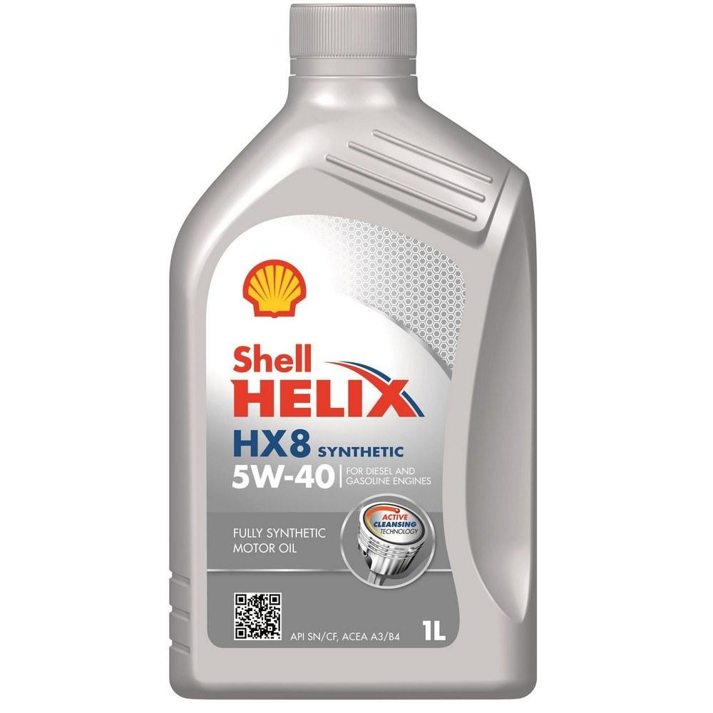 SHELL Helix HX8 Synthetic 5W-40 550070335 — Повністю синтетична моторна олива для надійного захисту двигуна та стабільної роботи в Ковель - фото 1