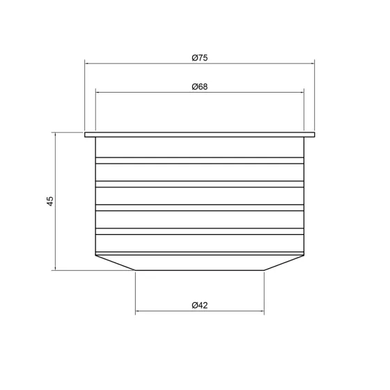 Переход канализационный TA Sewage 50х72, для патрубка Киев