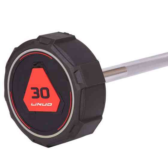 Штанга фіксована пряма поліуретанова LI NUO 3622-30 довжина 116 см 30 кг Київ