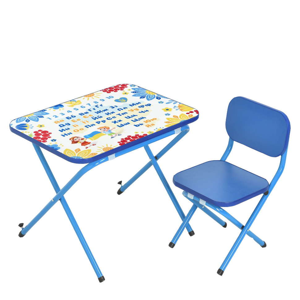 Детский стол M 4910-4 со стульчиком, синий Винница - изображение 1