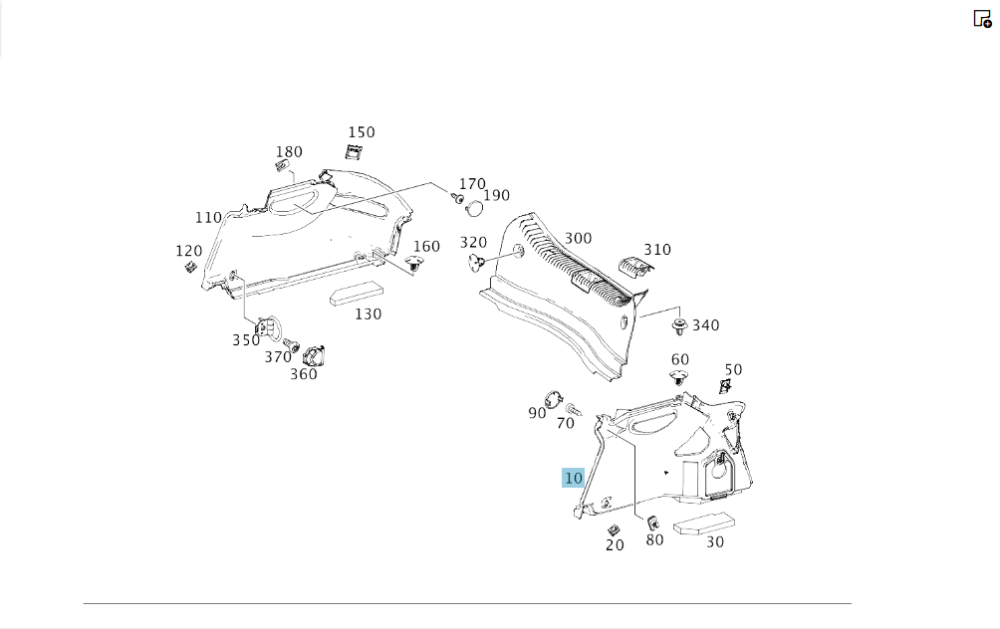 Mercedes-Benz  A1176900041 9E83 Обшивка багажника ліва бічна CLA C117 Одеса - фото 2